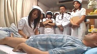 Japanese medical centre nurse training show one's age milking casing