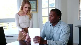 Cock hungry Natalie Knight invited her black friend surrender for sexual intercourse